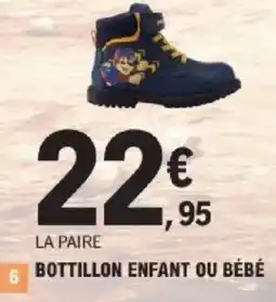 E.Leclerc Bottillon enfant ou bébé offre