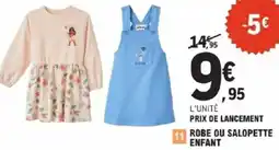 E.Leclerc Robe ou salopette enfant offre