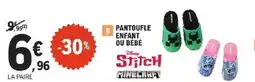 E.Leclerc Pantoufle enfant ou bébé offre