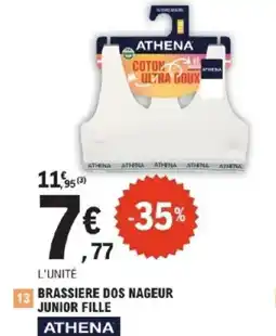 E.Leclerc ATHENA Brassiere dos nageur junior fille offre