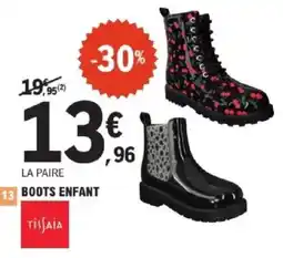 E.Leclerc TISSAIA Boots enfant offre