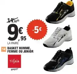 E.Leclerc TISSAIA Basket homme, femme ou junior offre