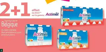 Auchan Actimel bon plan sur la gamme actimel offre