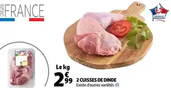 Auchan 2 cuisses de dinde offre
