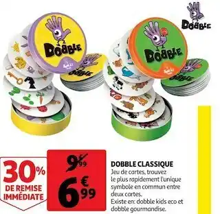 Auchan Dobble classique offre