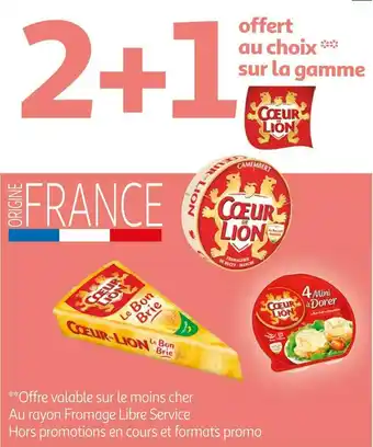 Auchan Coeur lion bon plan sur la gammede la marque coeur lion offre