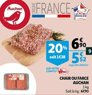 Auchan Auchan chair ou farce offre