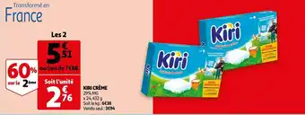 Auchan Kiri kiri crème offre