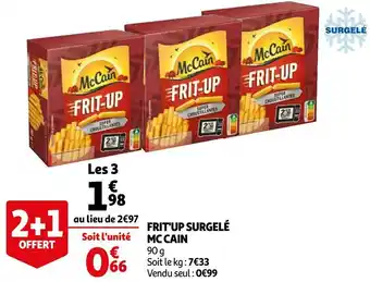 Auchan Mc cain frit'up surgelé offre