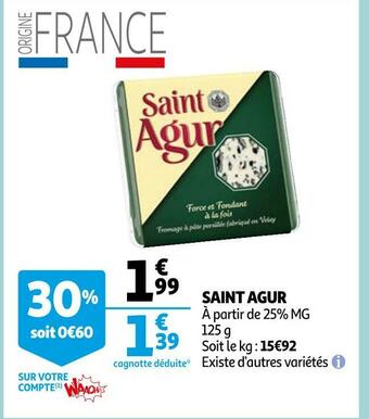 Auchan Saint agur offre
