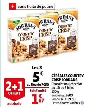 Jordans céréales country crisp