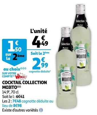 Auchan Cocktail collection mojito offre