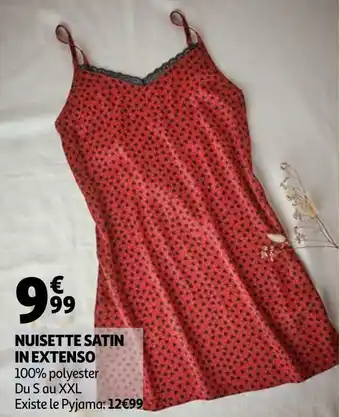 In extenso nuisette satin