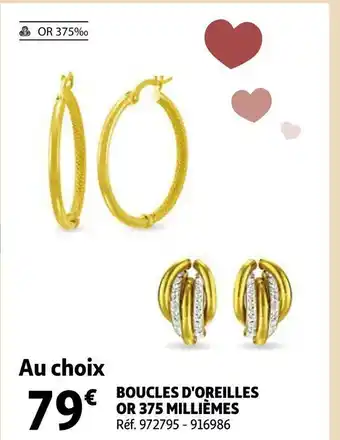 Boucles d'oreilles
