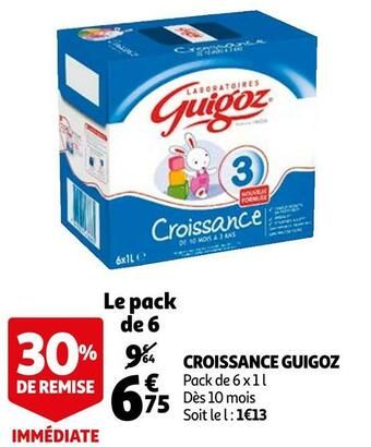 Auchan Guigoz croissance offre