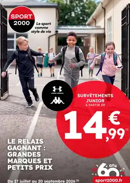Sport 2000 SURVÊTEMENTS JUNIOR offre