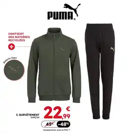 Sport 2000 Puma survêtement garçon offre