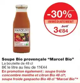 Monoprix Marcel Bio Soupe Bio provençale offre