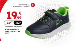 Sport 2000 Kappa Chaussures Logo Sporty EV Cadet offre
