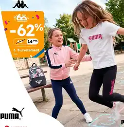 Sport 2000 Kappa survêtement fille offre