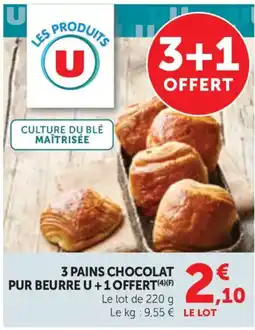 Bi1 PAINS CHOCOLAT PUR BEURRE U offre