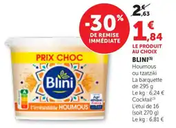 Bi1 Blini Houmous offre