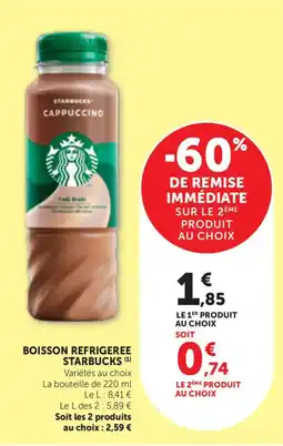 Bi1 STARBUCKS Cappuccino offre
