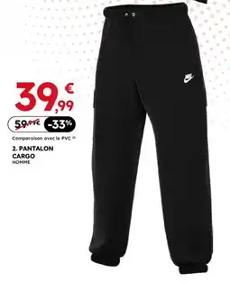 Sport 2000 Nike Pantalon Cargo Homme offre