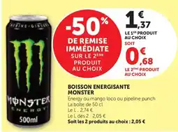 Bi1 MONSTER Energy offre