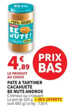 Bi1 BE NUTS! CACAHUETE offre