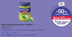 Monoprix Barilla Sauce pesto alla genovese offre