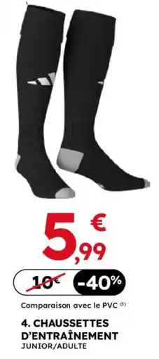 Sport 2000 Adidas Chaussettes d'entraînement offre