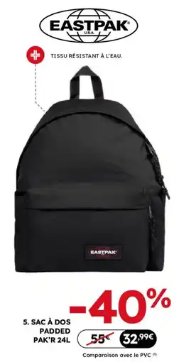Sport 2000 Eastpak sac à dos paddded pak'r offre