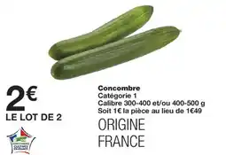 Monoprix Concombre offre