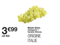 Monoprix Raisin blanc offre