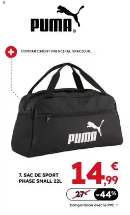 Sport 2000 PUMA SAC DE SPORT PHASE SMALL offre