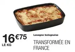 Monoprix Lasagne bolognaise offre