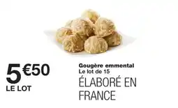 Monoprix Gougère emmental offre