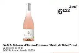 Monoprix Grain de Soleil offre