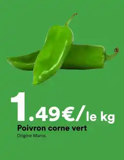 Hmarket Poivron corne vert offre