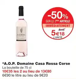 Monoprix Casa Rossa A.O.P. Domaine offre