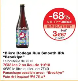 Monoprix BODEGA RUN Smooth IPA offre