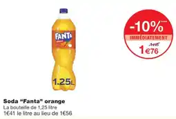 Monoprix Fanta Soda orange offre