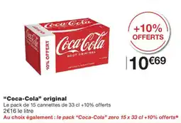 Monoprix Coca-Cola offre