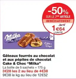 Monoprix Milka Cake & Choc offre