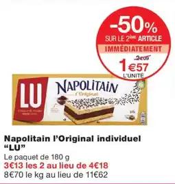 Monoprix LU Napolitain l'Original individuel offre