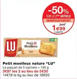 Monoprix LU Petit moelleux offre