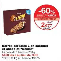Monoprix Nestlé Lion offre