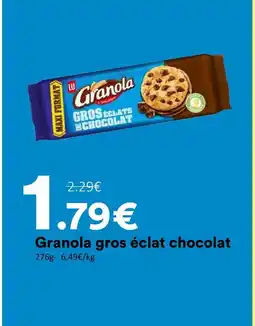 Hmarket Granola gros éclats chocolat offre