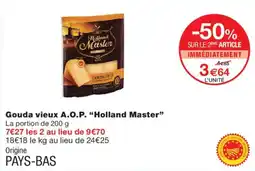 Monoprix Holland Master Gouda vieux A.O.P. offre